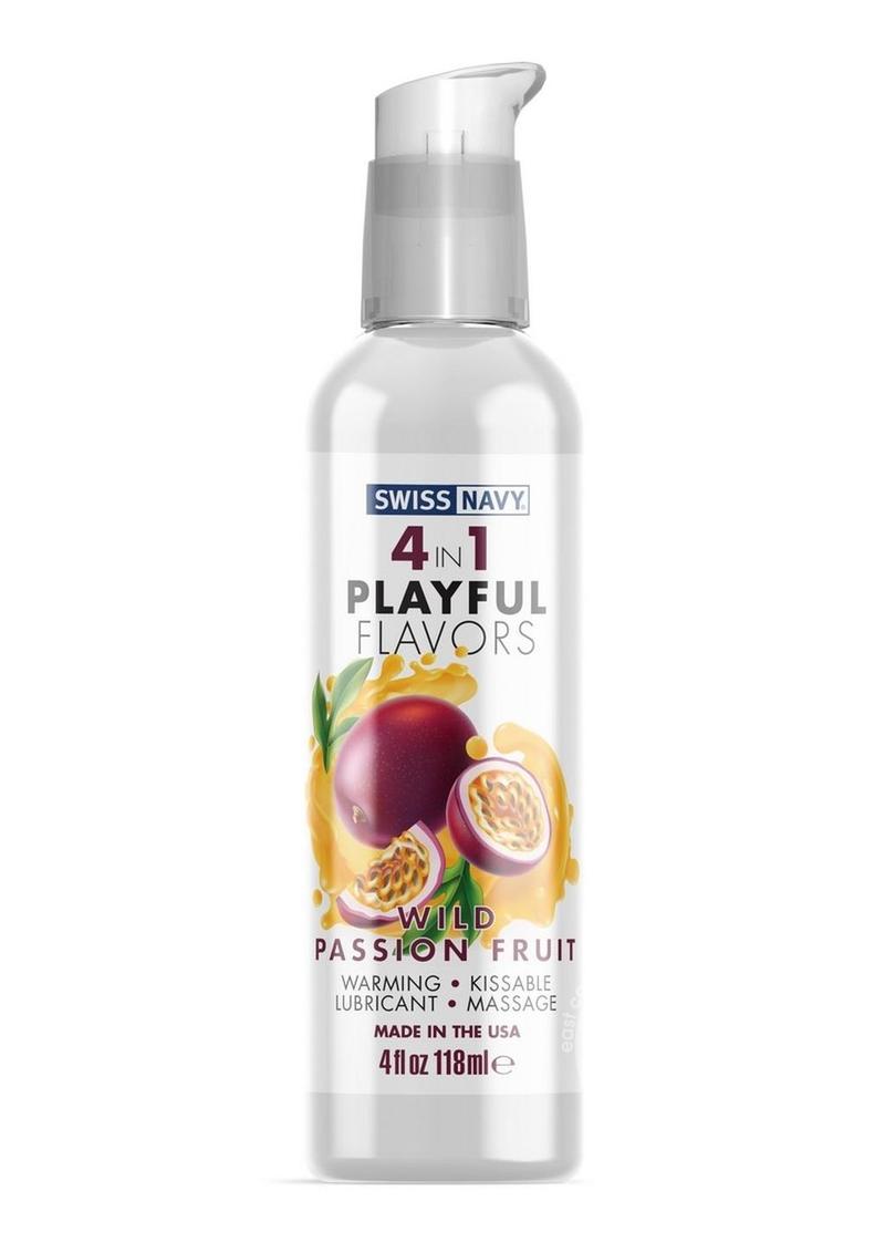 Swiss Navy 4 in 1 Flavored Lubricant 4oz