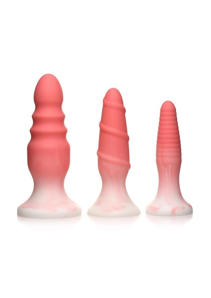 Simply Sweet Silicone Butt Plug Set