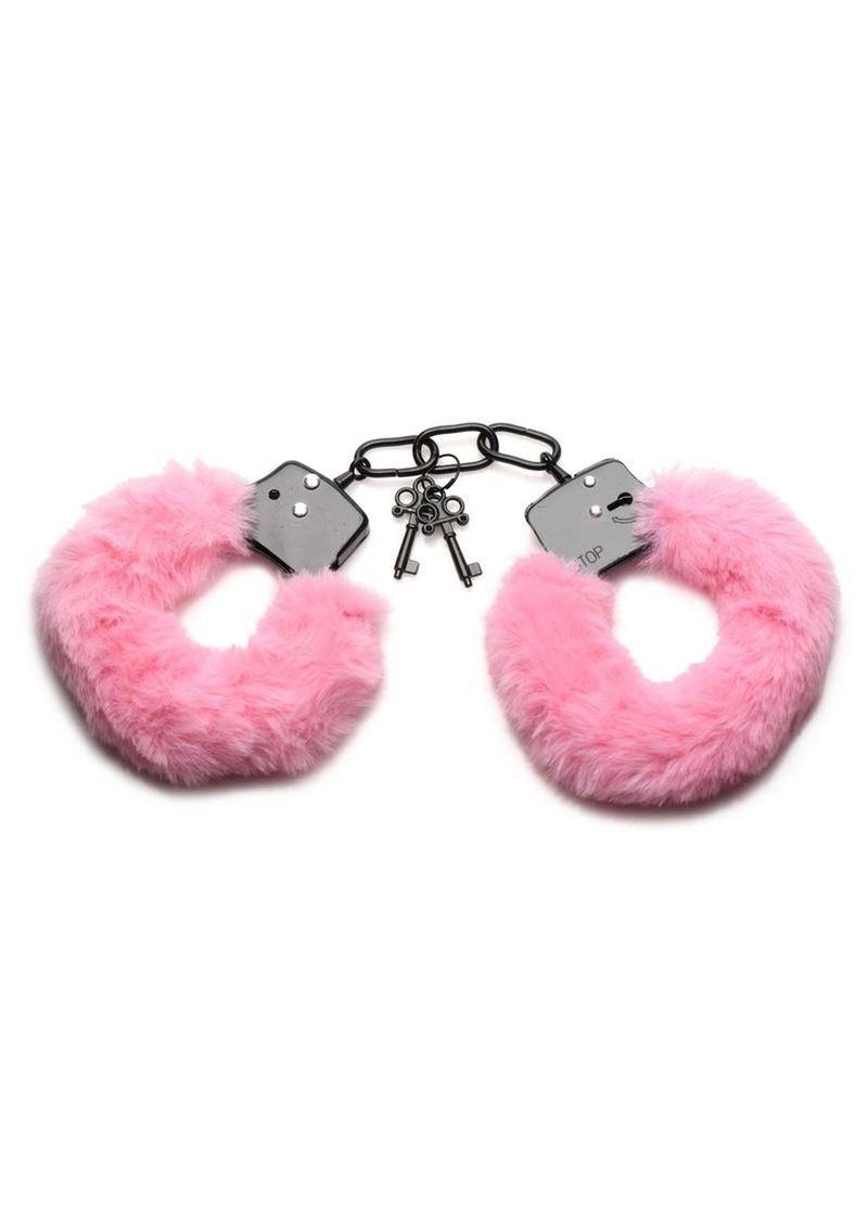 Master Series Cuffed in Fur Furry Handcuffs