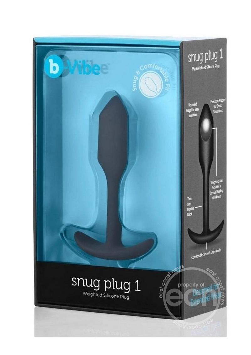 B-Vibe Snug Plug 1 Silicone Weighted Butt Plug