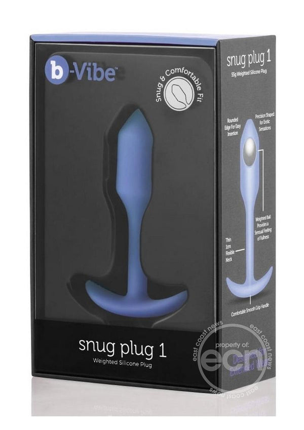 B-Vibe Snug Plug 1 Silicone Weighted Butt Plug