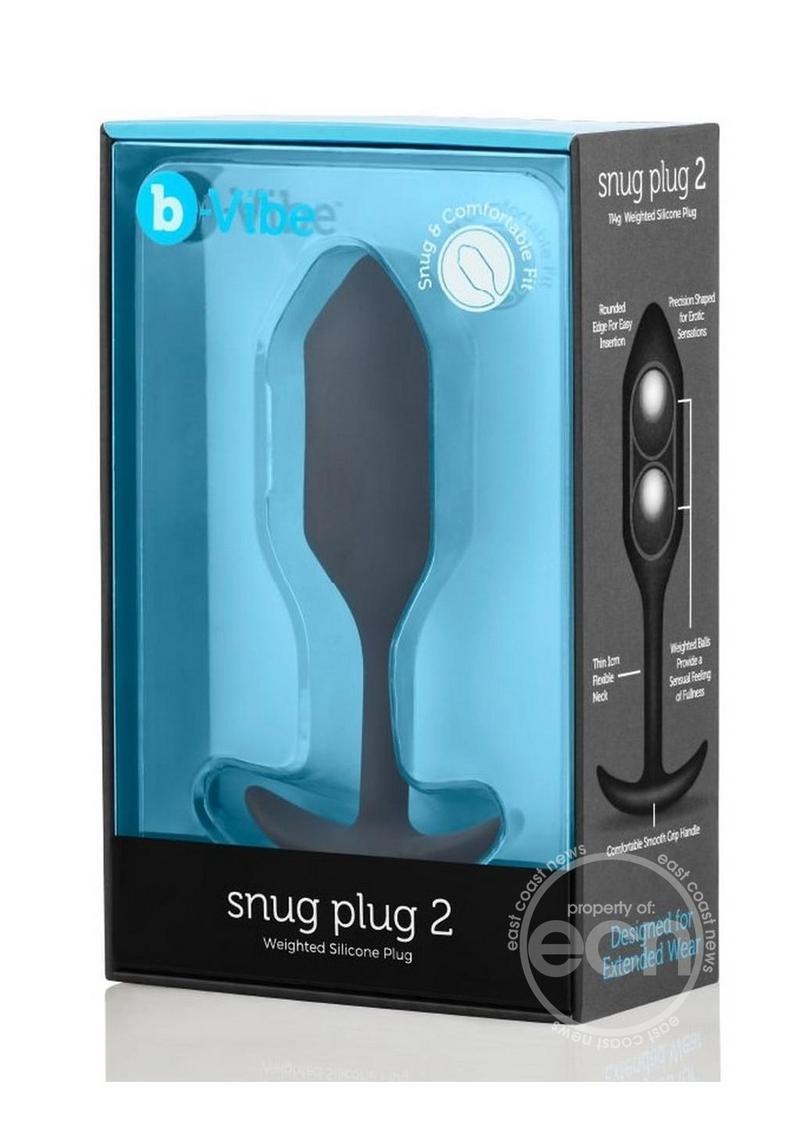 B-Vibe Snug Plug 2 Silicone Weighted Anal Plug