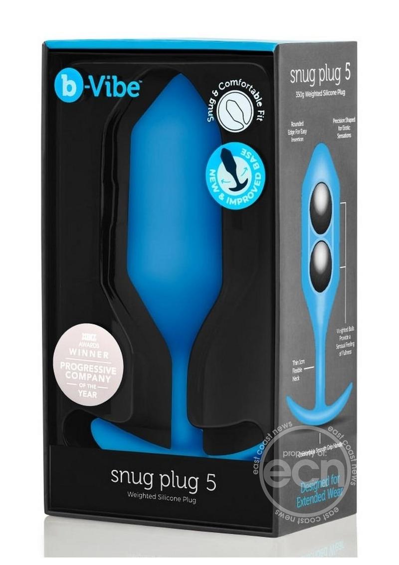 B-Vibe Snug Plug 5 Silicone Weighted Anal Plug