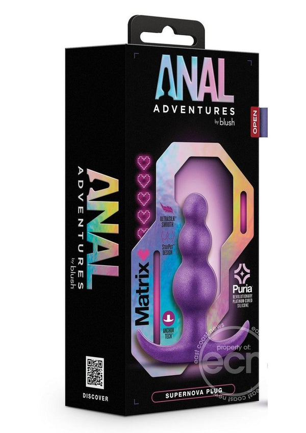 Anal Adventures Matrix Supernova Plug Silicone Anal Plug