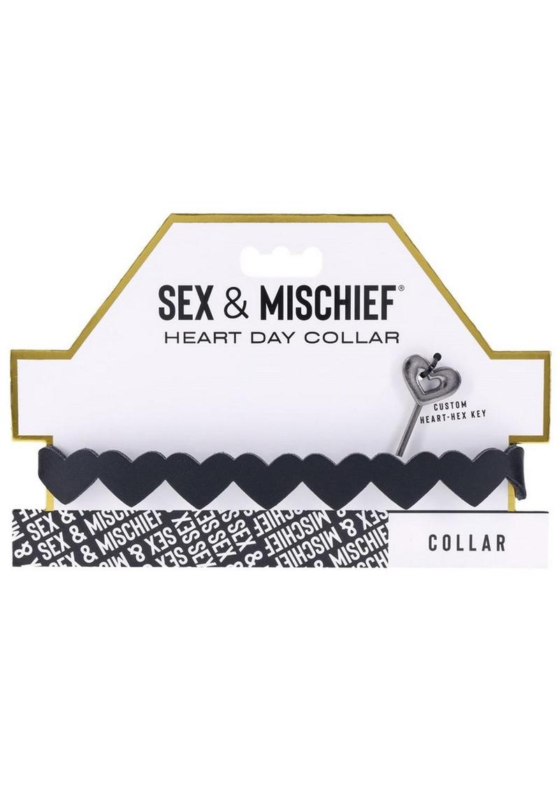 Sex & Mischief Heart Day Collar