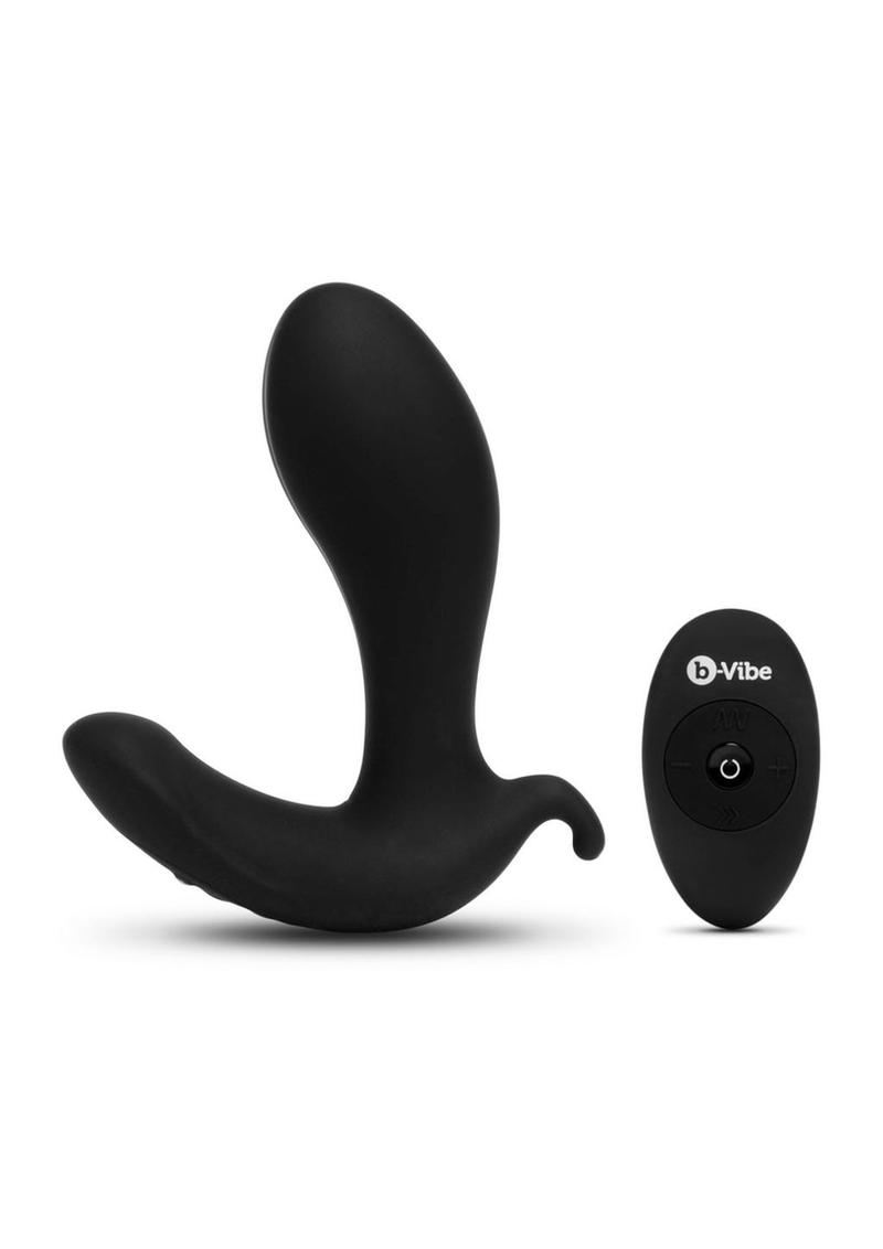 B-Vibe Expanding Plug Rechargeable Silicone with Remote Anal Plug