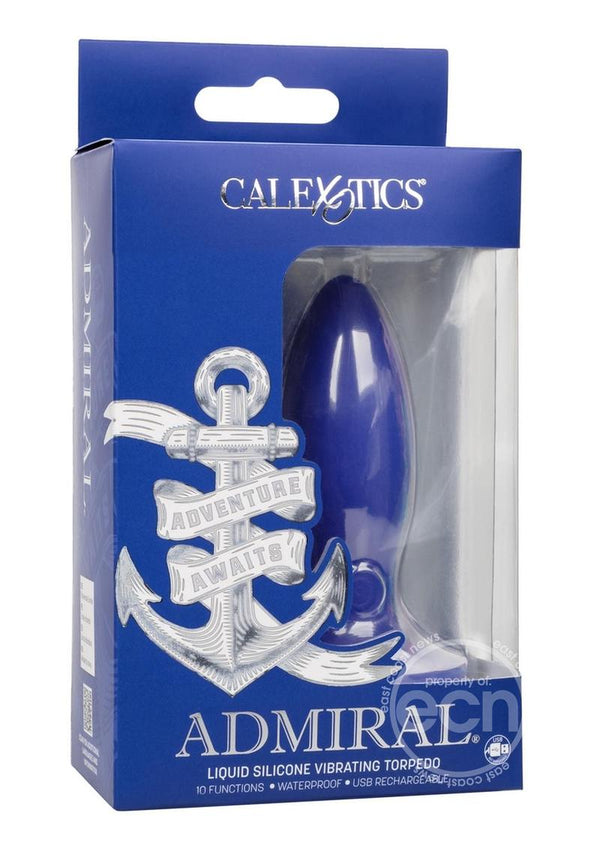 Admiral Liquid Silicone Vibrating Torpedo Rechargeable Anal Probe