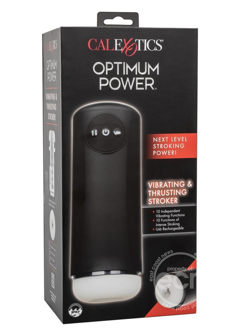 Optimun Power Vibrating & Thrusting Stroker