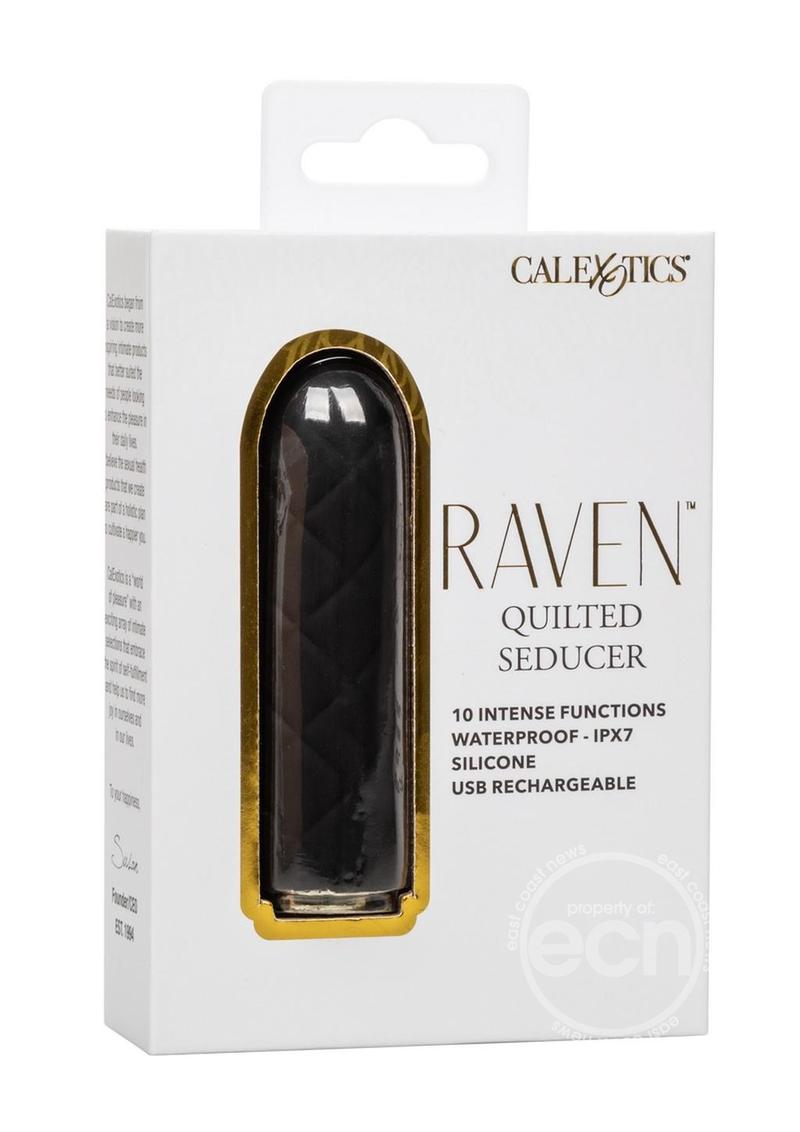 Raven Quilted Seducer Rechargeable Silicone Bullet