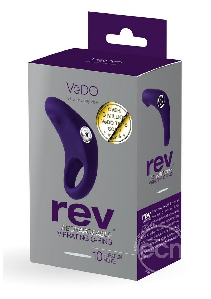 VeDo Rev Silicone Rechargeable Vibrating Cock Ring