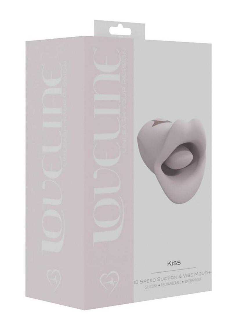 LoveLine Kiss 10 Speed Silicone Rechargeable Suction & Vibrating Clitoral Vibrator