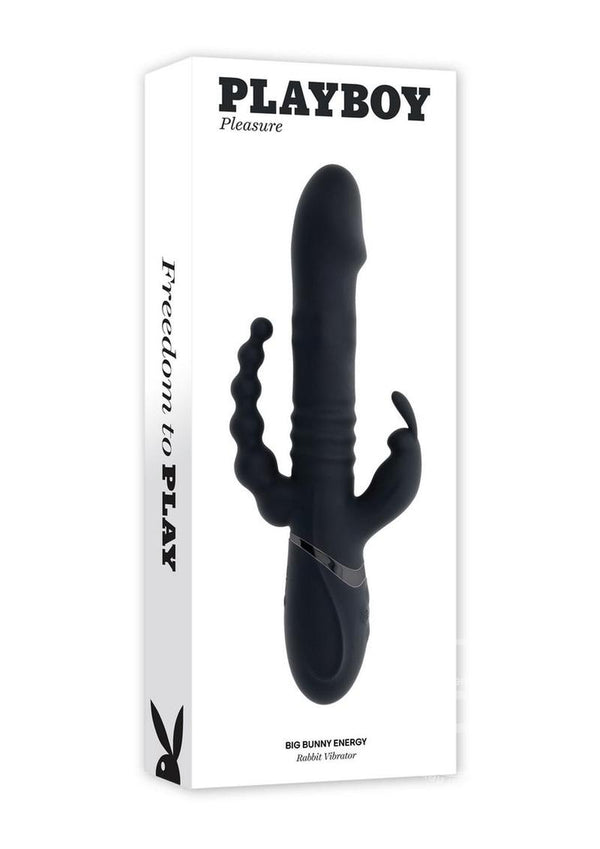 Playboy Big Bunny Energy Rechargeable Silicone Rabbit Vibrator