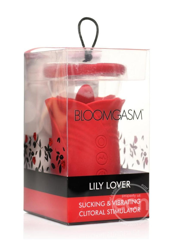 Bloomgasm Lily Lover Sucking & Vibrating Rechargeable Silicone Clitoral Stimulator