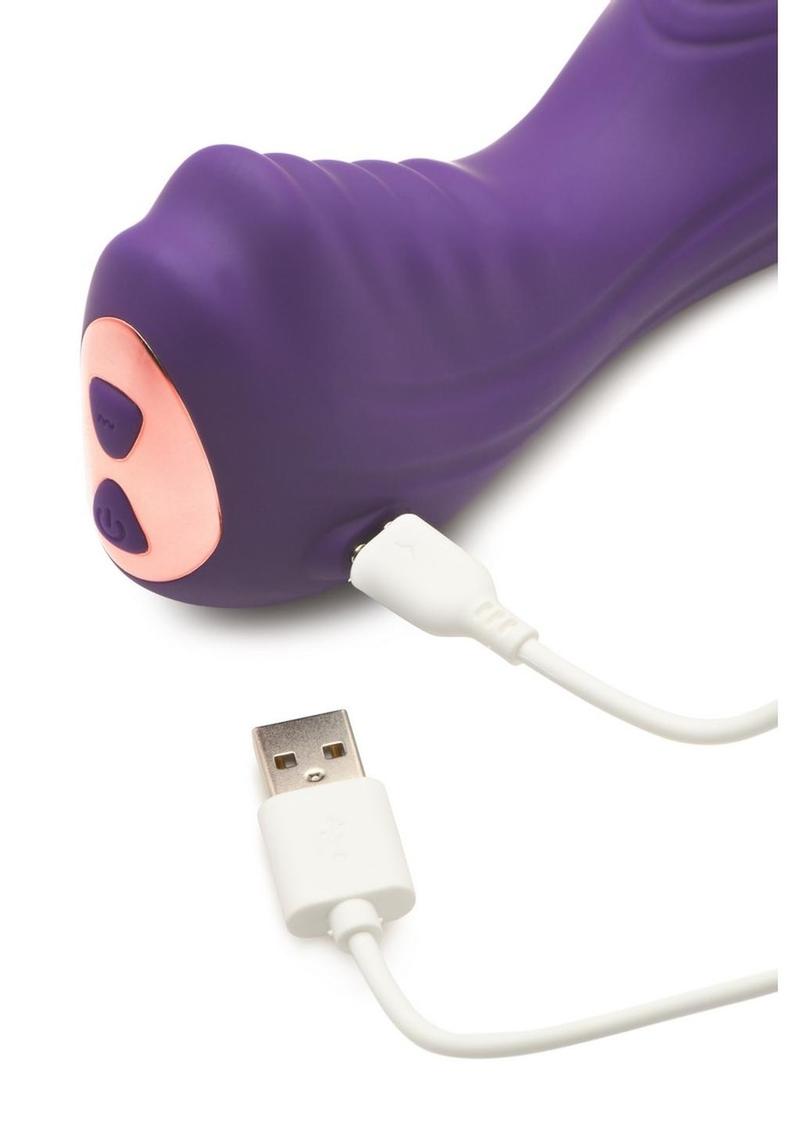 Inmi Ride N' Grind 10X Vibrating Rechargeable Silicone Grinding Clitoral Stimulator with Remote Control