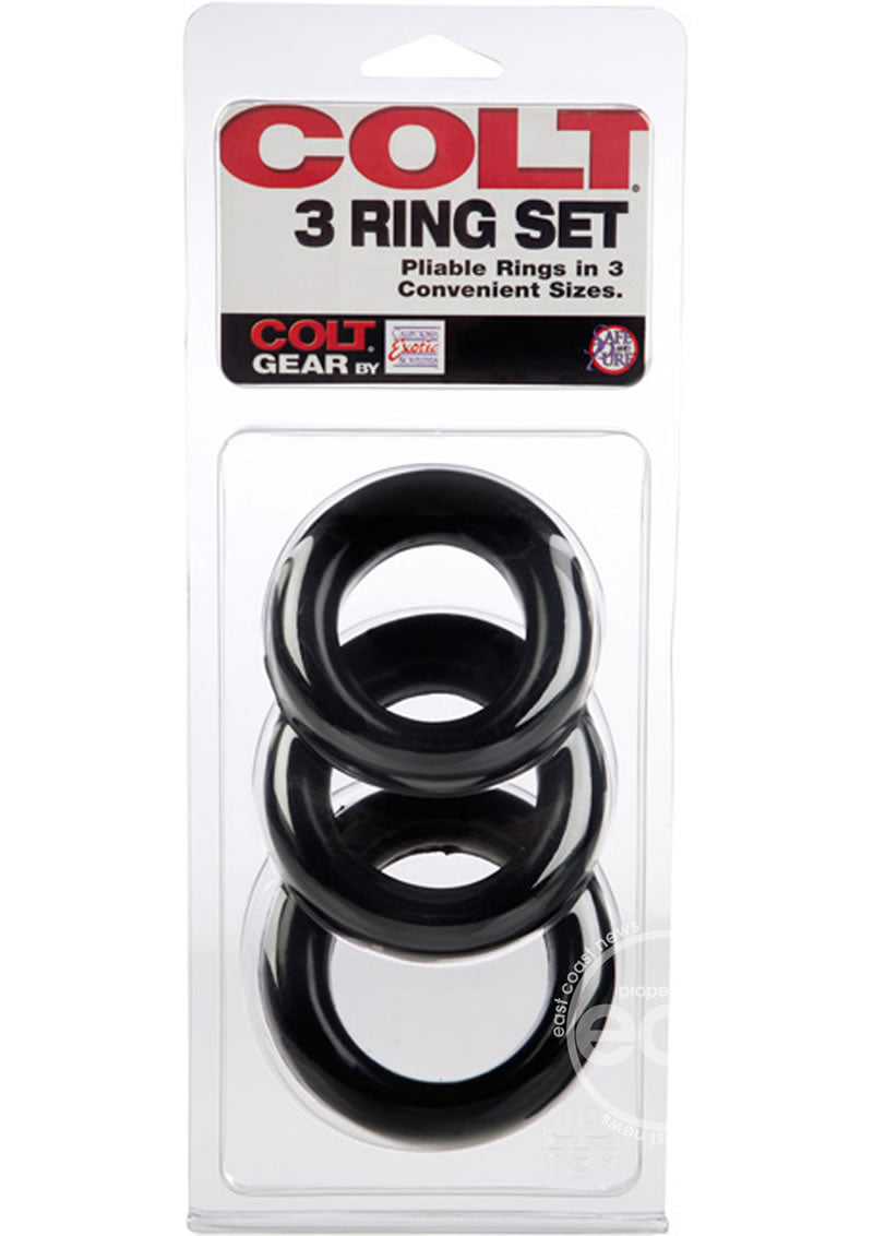 COLT 3 Ring Set Cock Rings