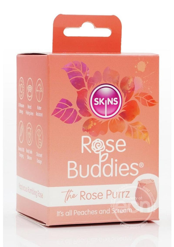 Skins Rose Buddies Rose Purrz Rechargeable Silicone Clitoral Vibrator