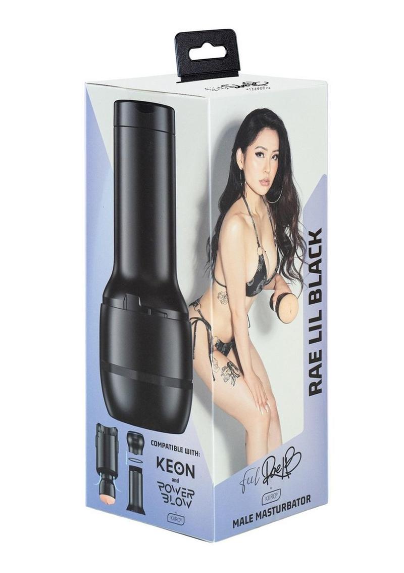 Kiiroo Feel Rae Lil Black Pussy Stroker