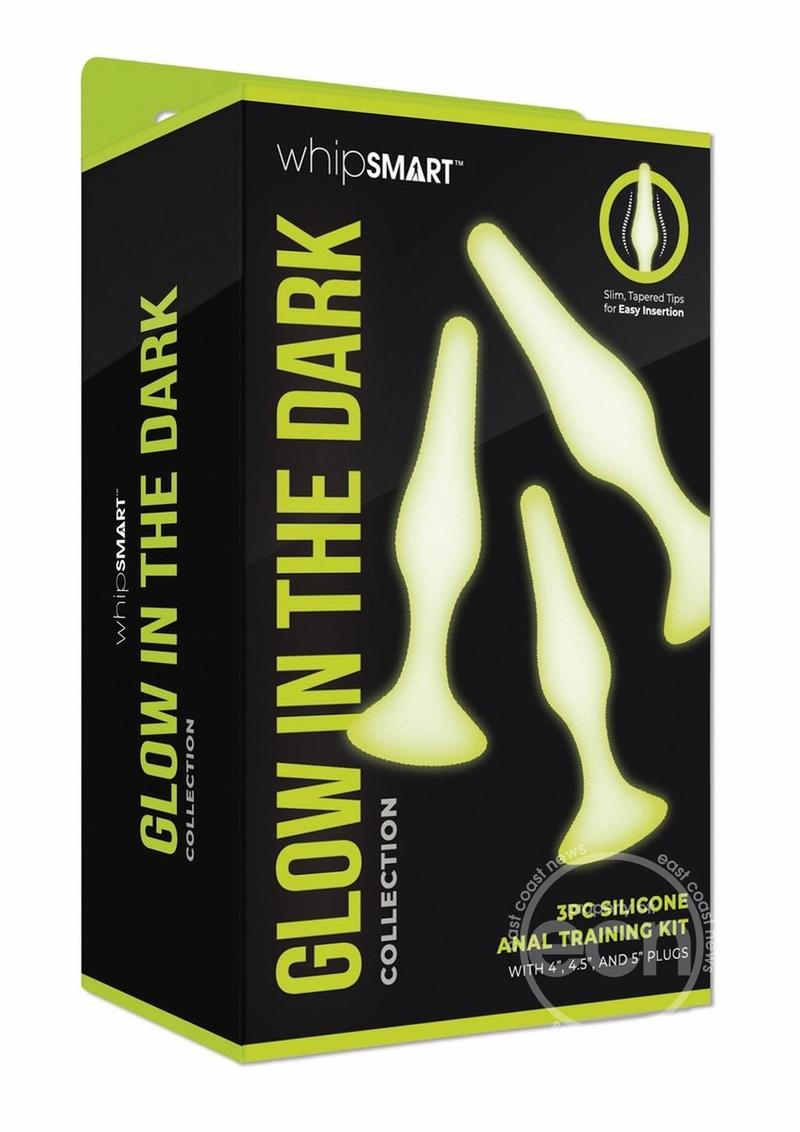 WhipSmart Glow in the Dark Silicone Anal Training Kit (3 Piece)