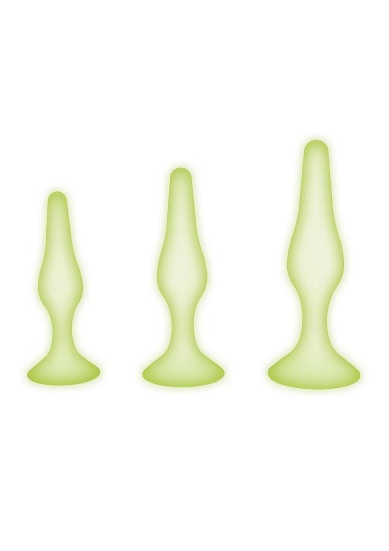 WhipSmart Glow in the Dark Silicone Anal Training Kit (3 Piece)
