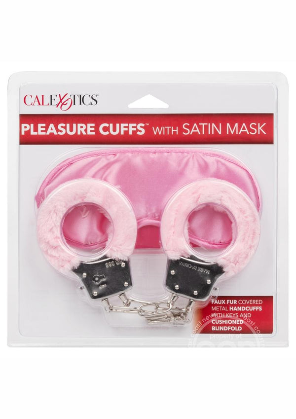 Pleasure Cuffs with Satin Mask