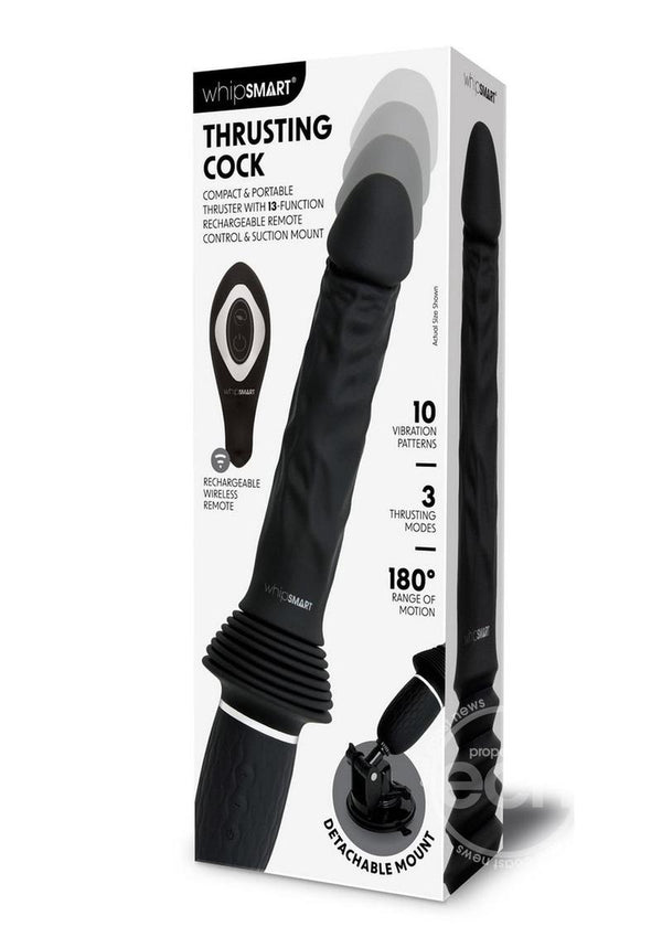 Whipsmart Thrusting Rechargeable Silicone Cock with Remote