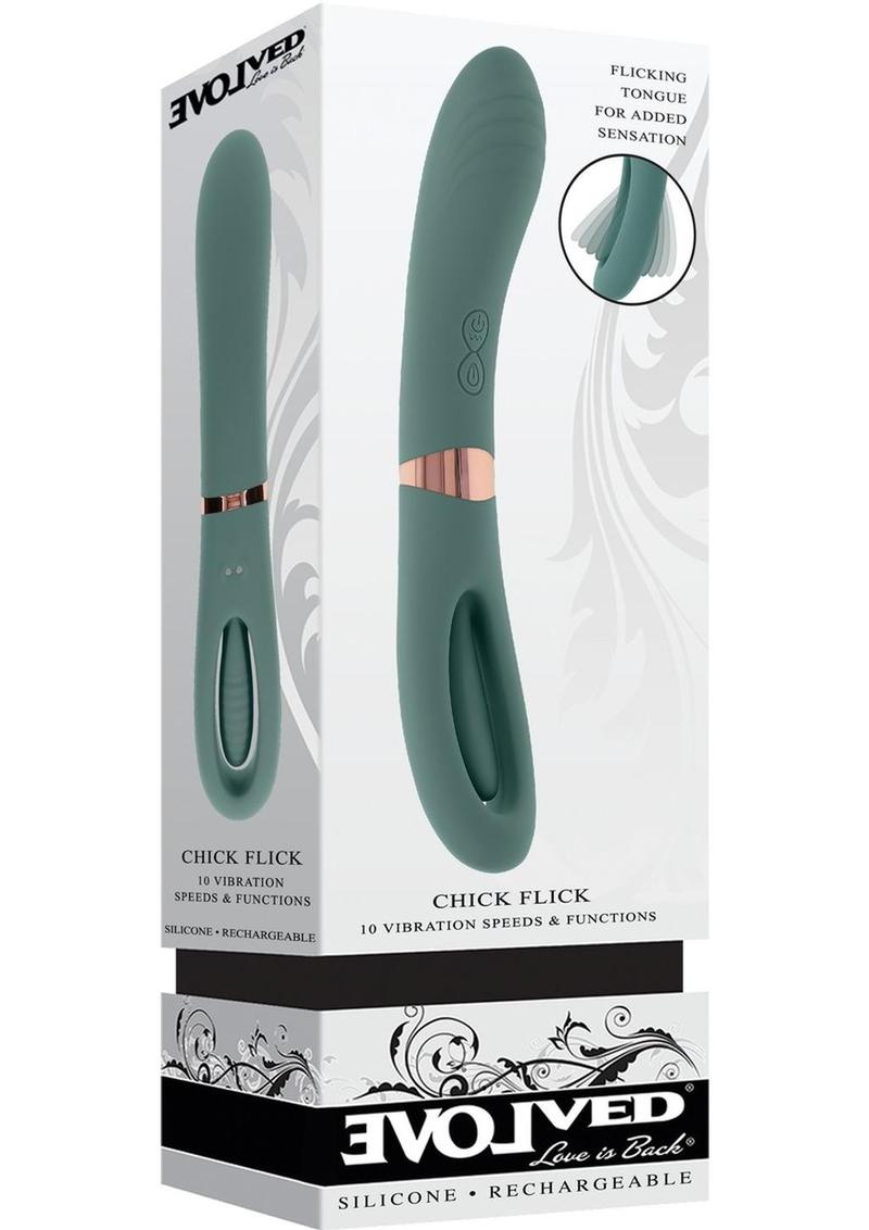 Chick Flick Rechargeable Silicone Dual Vibrator