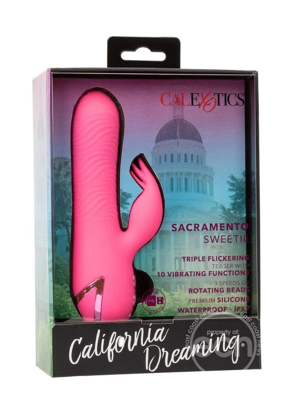 California Dreaming Sacramento Sweetie Rechargeable Silicone Dual Vibrator