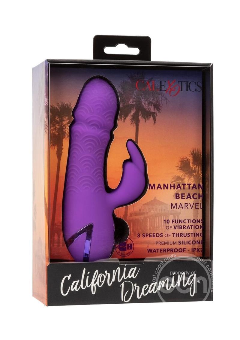 California Dreaming Manhattan Beach Marvel Rechargeable Silicone Dual Vibrator