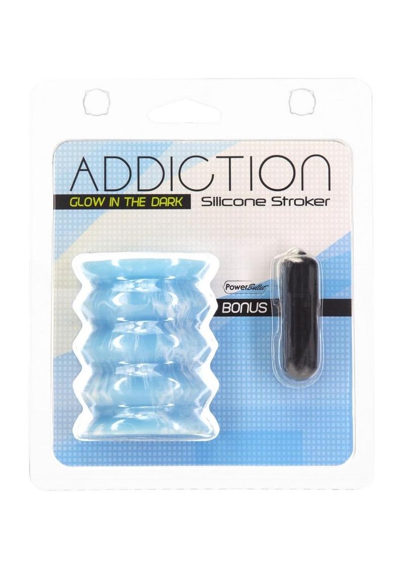 Addiction Silicone Glow in The Dark Masturbation Sleeve