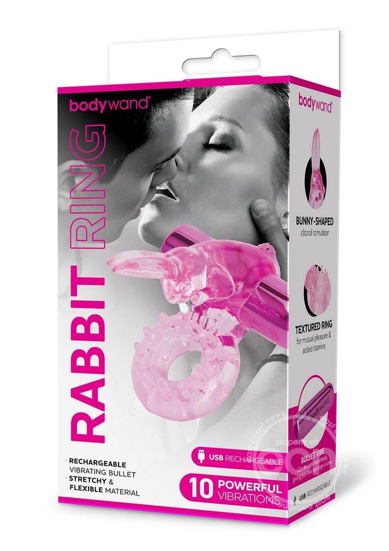 Bodywand Rechargeable Silicone Rabbit Ring