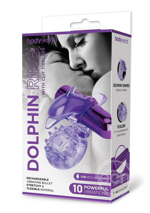 Bodywand Rechargeable Silicone Dancing Dolphin Ring