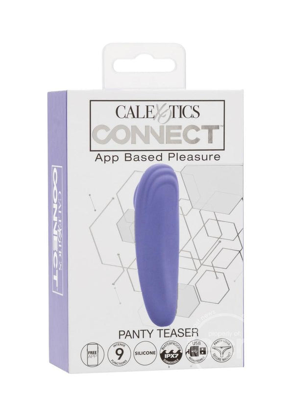 CalExotics Connect Panty Teaser Rechargeable Silicone App Compatible Vibrator with Remote