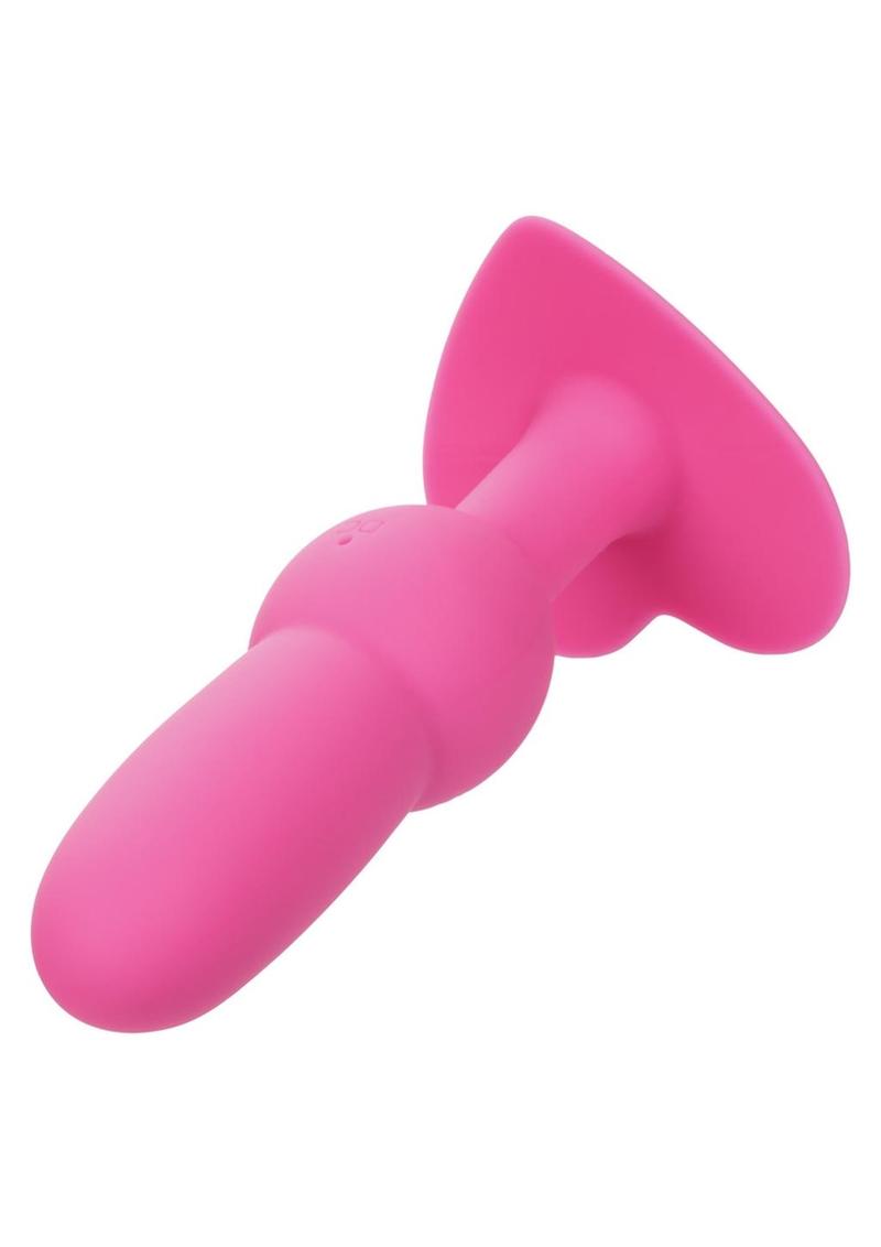 First Time Vibrating Beaded Silicone Rechargeable Probe