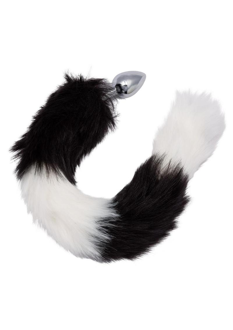 Running Wild Faux Fur Tail and Metallic Anal Plug