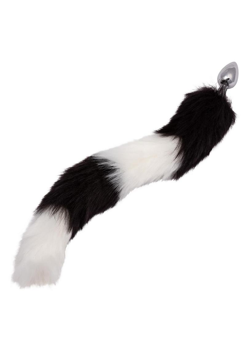 Running Wild Faux Fur Tail and Metallic Anal Plug