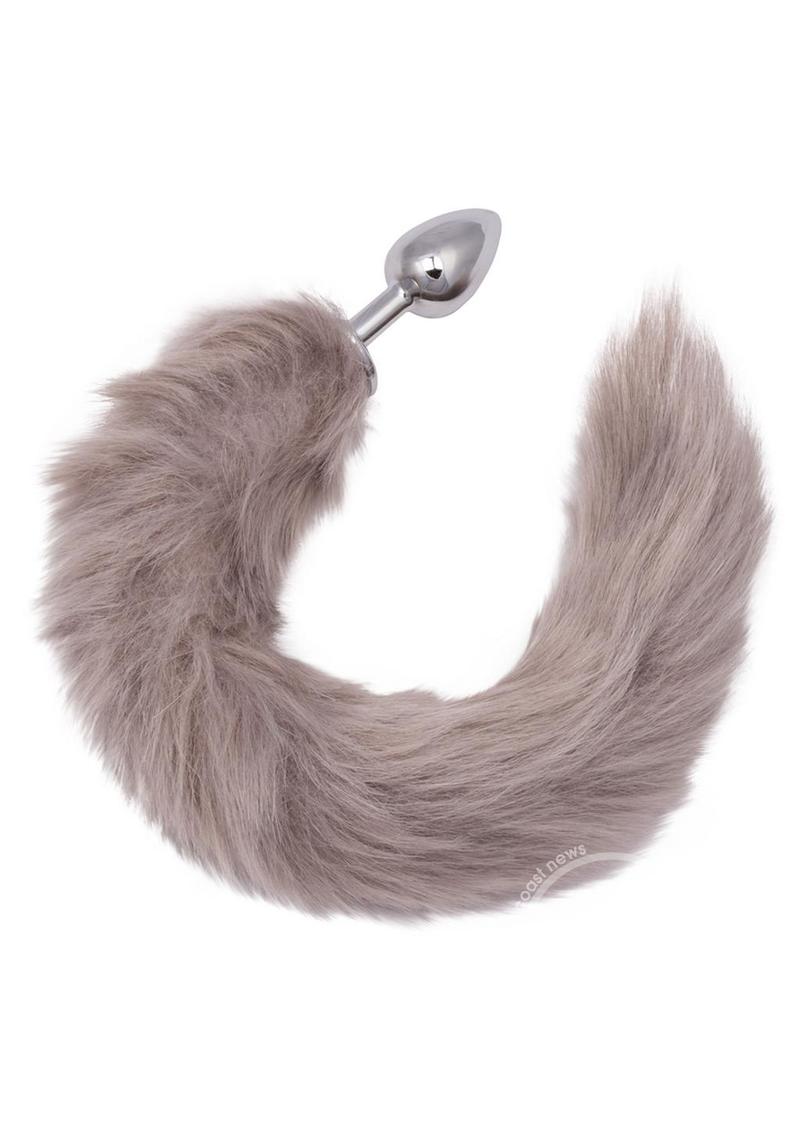 Running Wild Faux Fur Tail and Metallic Anal Plug