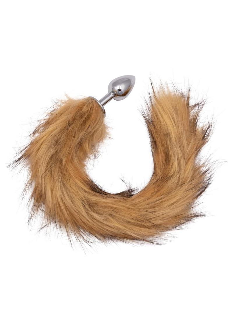 Running Wild Faux Fur Tail and Metallic Anal Plug