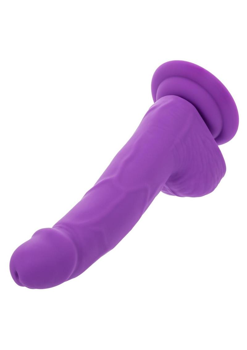 Neon Silicone Studs Dildo 6in