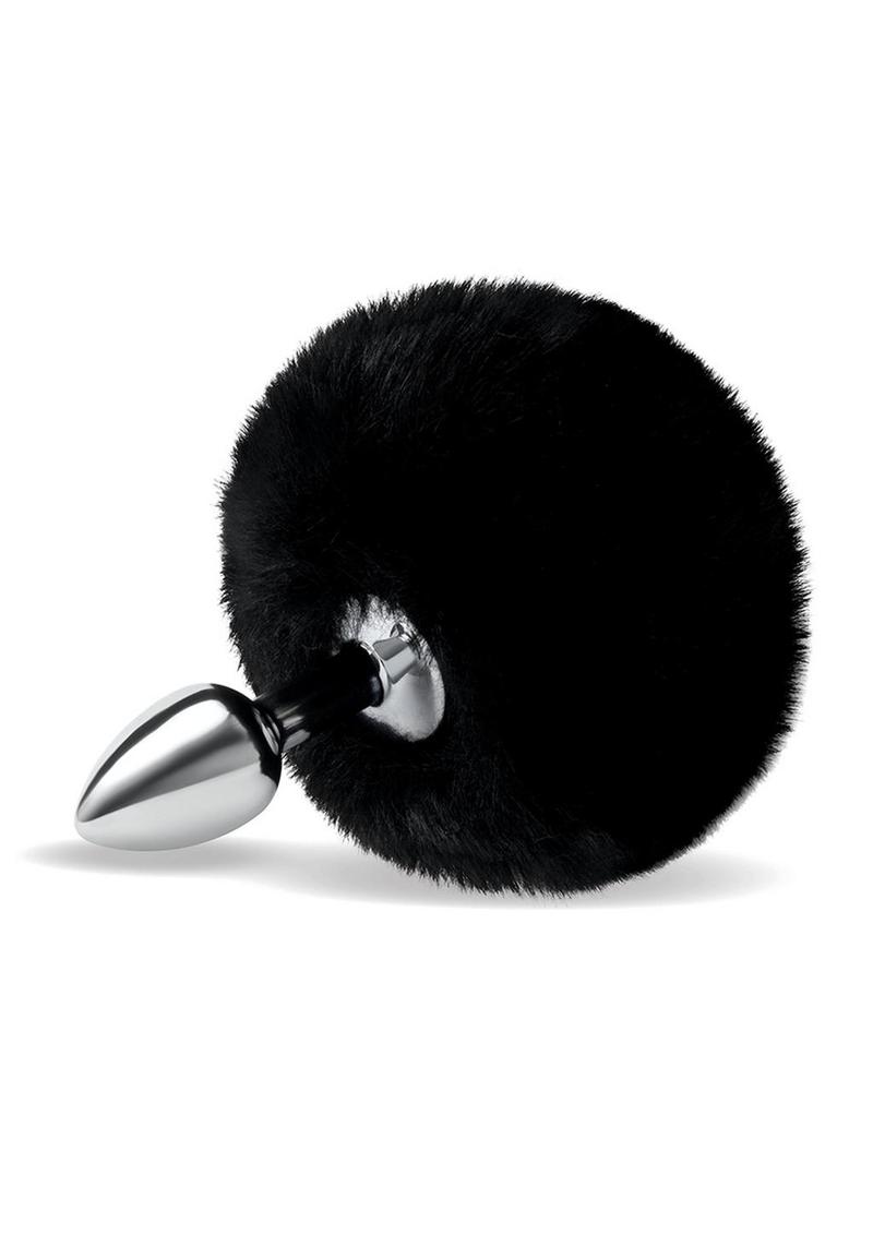 Whipsmart Fluffy Bunny Metal Plug with Tail 2.5in