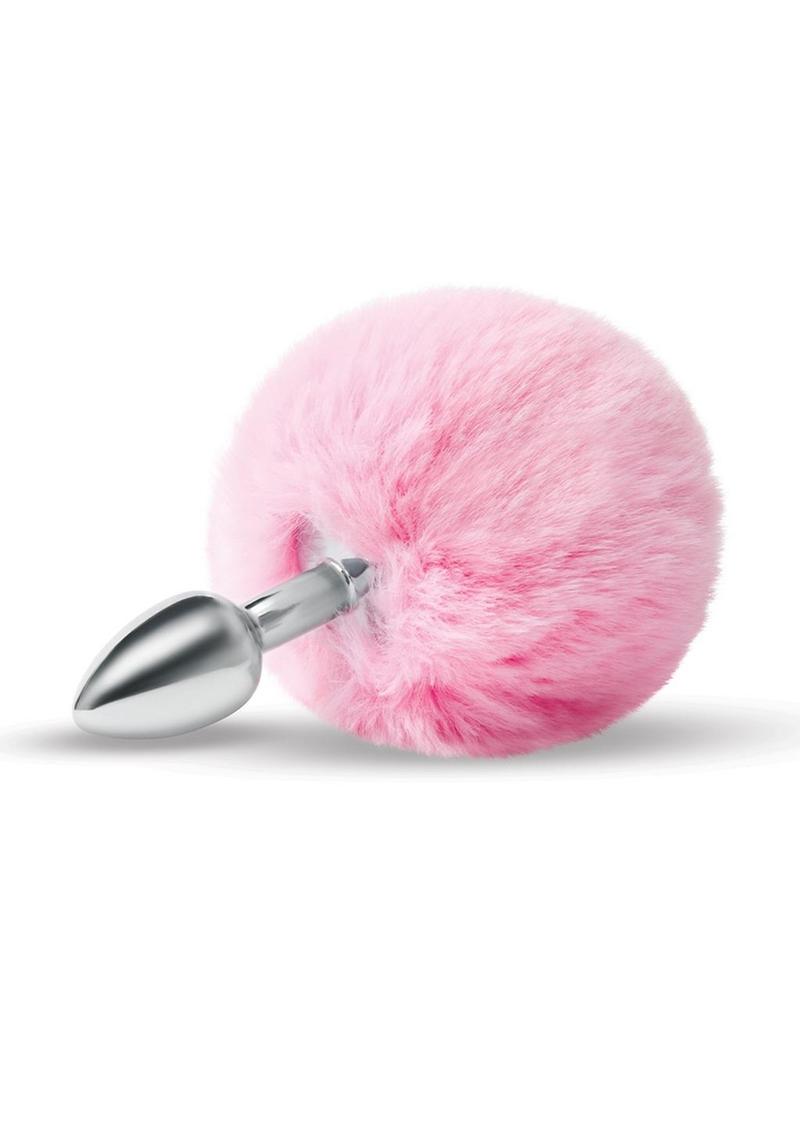 Whipsmart Fluffy Bunny Metal Plug with Tail 2.5in