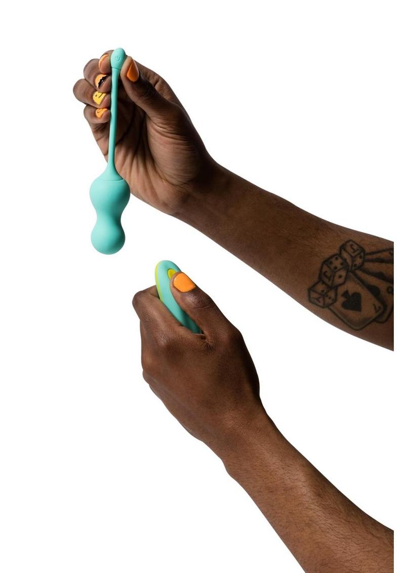 Romp Cello Rechargeable Silicone Vibrating Egg with Remote