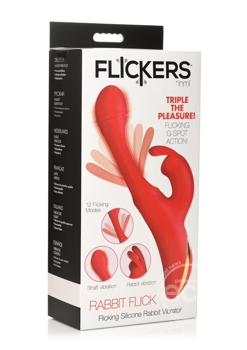 Inmi Rabbit Flick Flicking Silicone Rabbit Vibrator