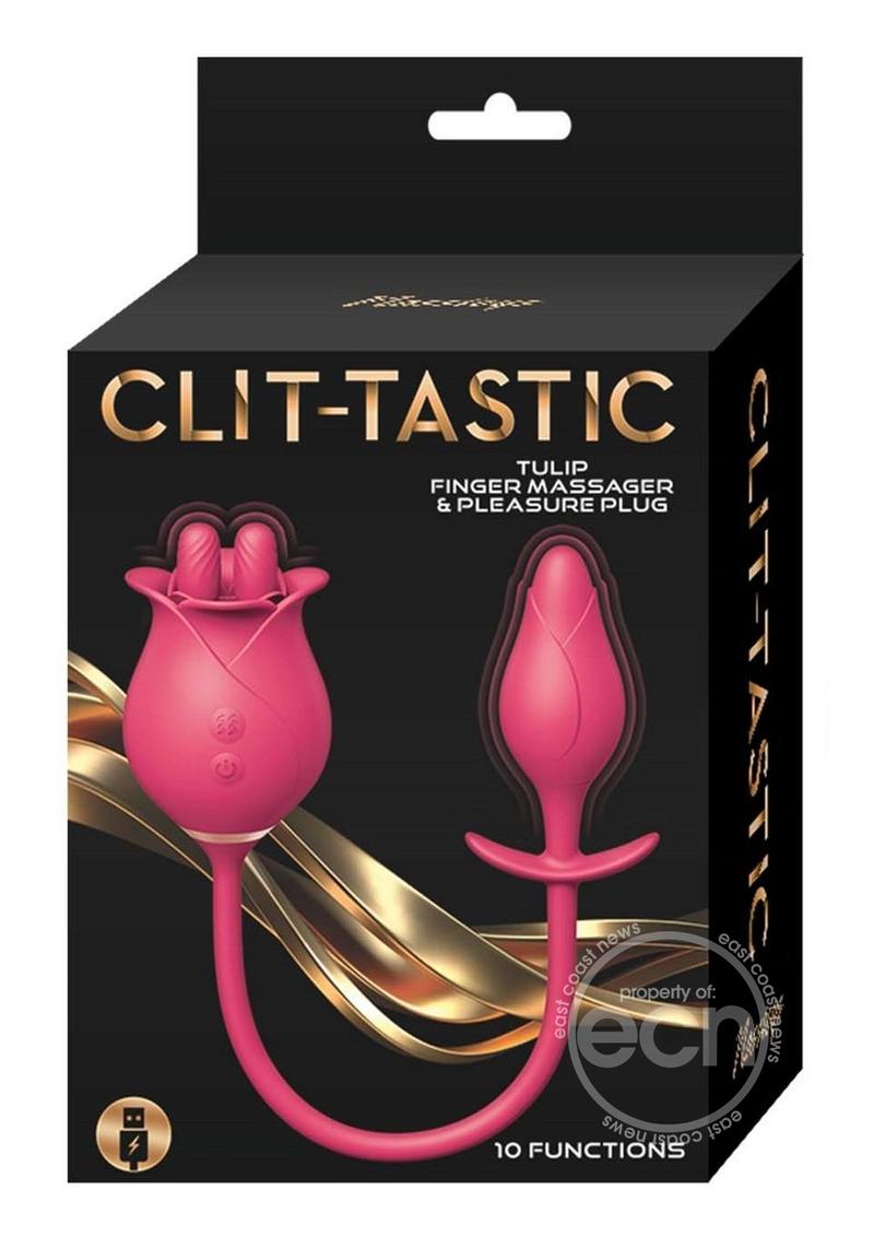 Clit-Tastic Tulip Finger Massager & Pleasure Plug Set