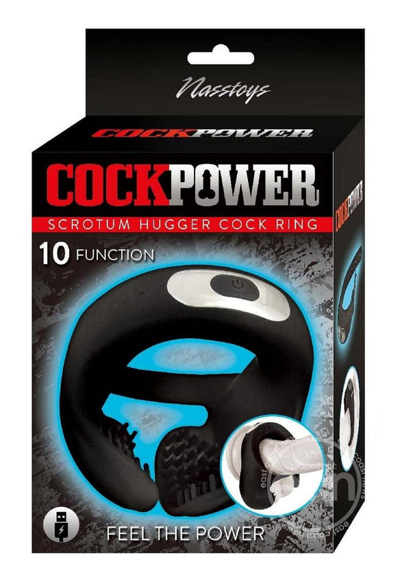 CockPower Scrotum Hugger Rechargeable Silicone Cock Ring