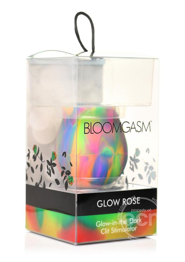 Bloomgasm Glow Rose Rechargeable Silicone Glow-in-the-Dark Rose Clit Stimulator