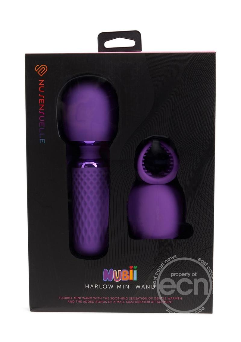 Nu Sensuelle Harlow Nubii Rechargeable Silicone Mini Heating Wand with Attachment