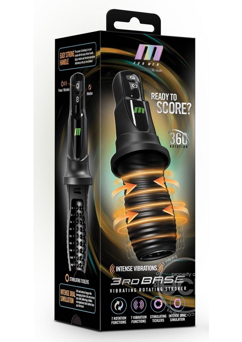 M for Men 3rd Base Rechargeable Masturbator