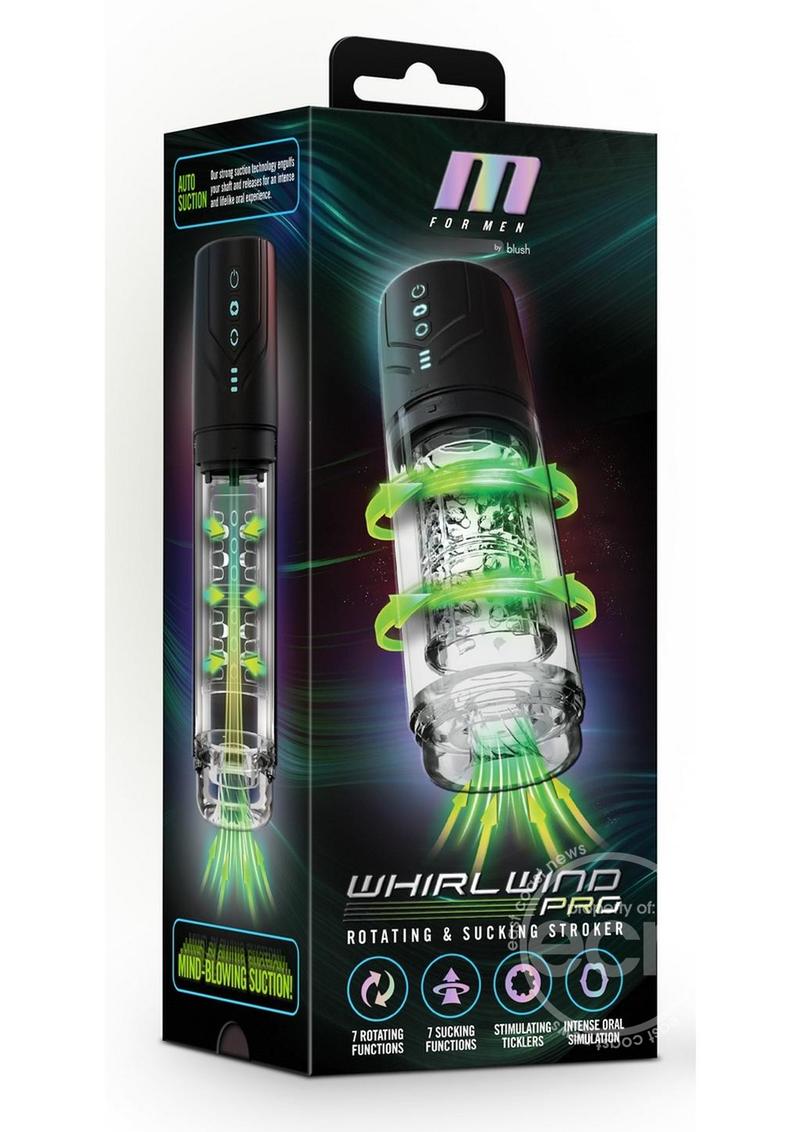 M for Men Whirlwind Pro Rechargeable Masturbator