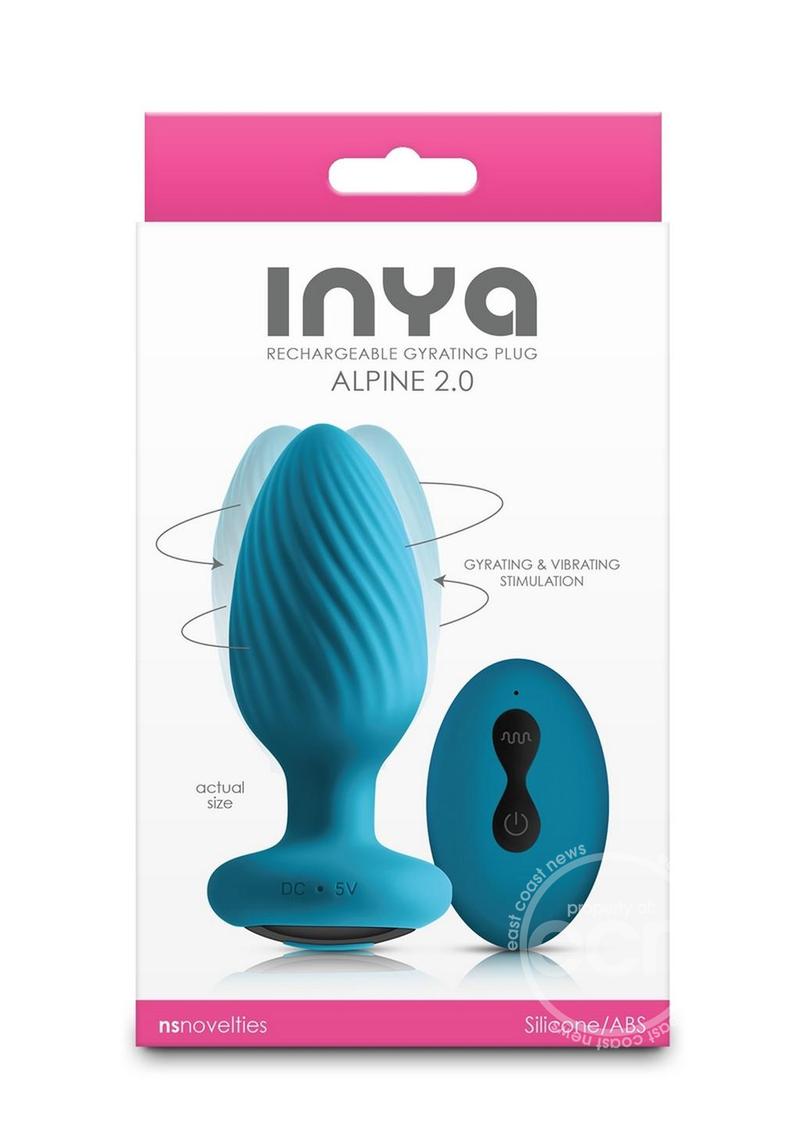 Inya Alpine 2.0 Rechargeable Silicone Remote Anal Plug