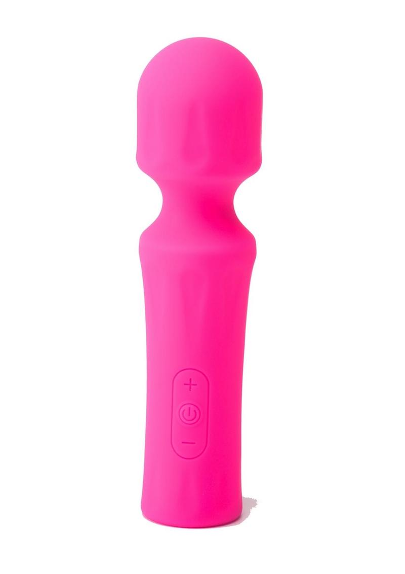 Pink Pussycat Vibrating Rechargeable Mini Wand Massager